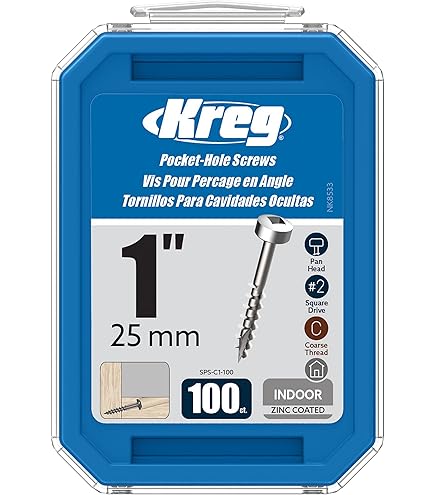 Centerline #6 x 1-1/4'' Pan Head Square Drive Pocket Hole